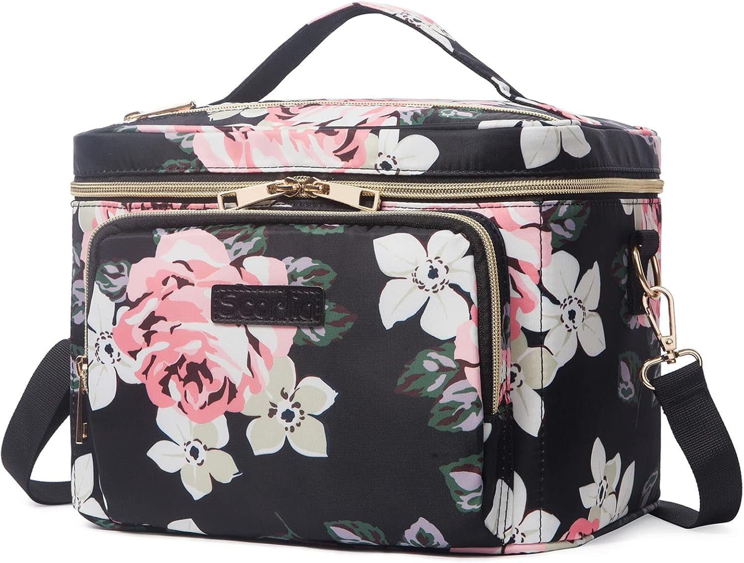 Makeup Bag HZB-20128…, Red Flower