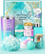 Birthday Gifts for Women, Birthday Gifts Baskets for Women, Mother'S Day Relaxing Spa Gift Baskets Self Care Package, Birthday Gift Box Ideas for Her Mom Wife Sister Female Friends Coworker Employee