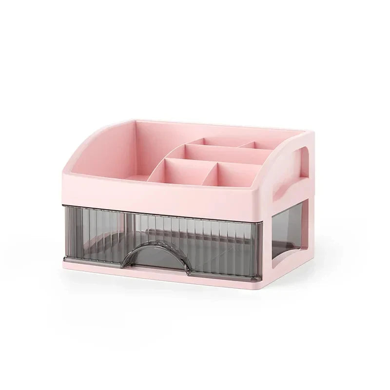 Drawer Jewelry Makeup Storage Box Large Capacity Transparent Makeup Storage Box Multi-Layer Multi-Functional Desktop Organizer