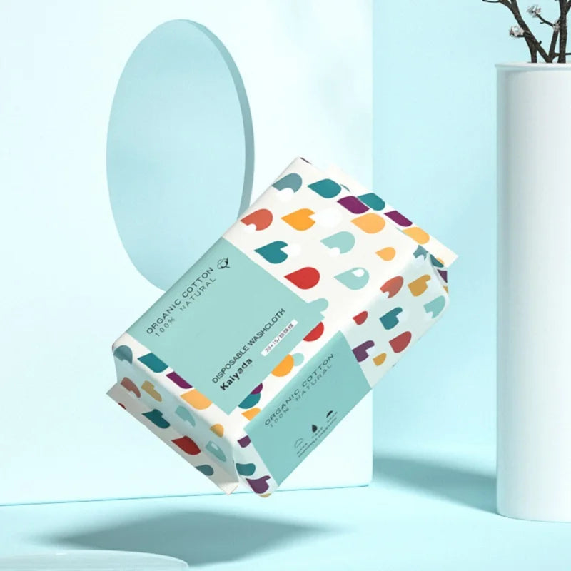 100PCS Disposable Thick 100% Cotton Face Towel Make up Soft Removing Wipes Dry Cleanser Towelettes for Skin Care