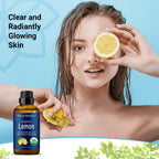 Organic Lemon Essential Oil 30 Ml - Pure Organic Lemon Oil - Natural Lemon Essential Oil Organic for Diffuser, Aromatherapy, Skin, Hair Care - Aceite De Limon - Citrus Essential Oils -