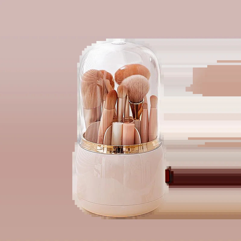 Makeup Storage Organizer with Lid Waterproof Cosmetics Skincare Organizer for Vanity Portable Cosmetics Storage Box for Girls