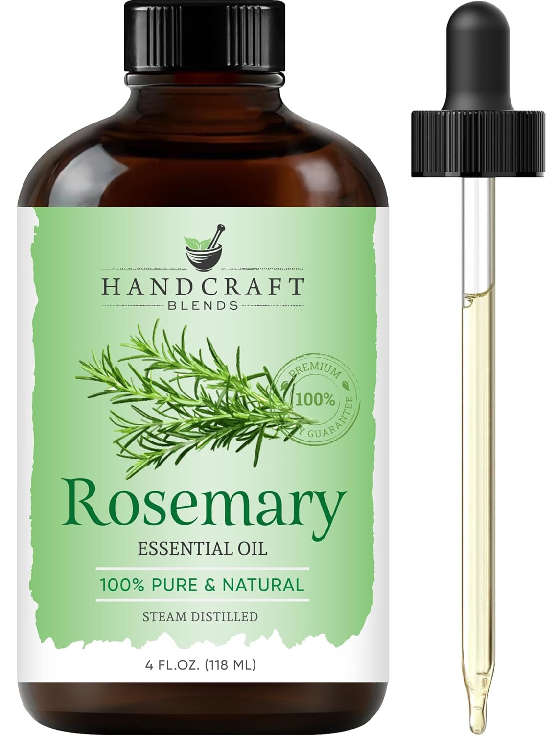 Handcraft Blends Rosemary Essential Oil - Huge 4 Fl Oz - 100% Pure and Natural -