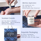 Bath Set with Ocean Scented Spa Gifts for Men, Christmas Birthday Self Skin Care Set for Men, Spa Gift Baskets for Him, 12Pcs Men'S Spa Kit Gifts for Bath Spa