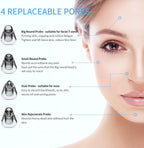Blackhead Remover Pore Vacuum, Upgraded Pore Cleanser with Blue Light- Rechargeable Acne Extractor LED Display, Whitehead Removal, Facial Firming, Oil Reducing for Women & Men (202B-Black)