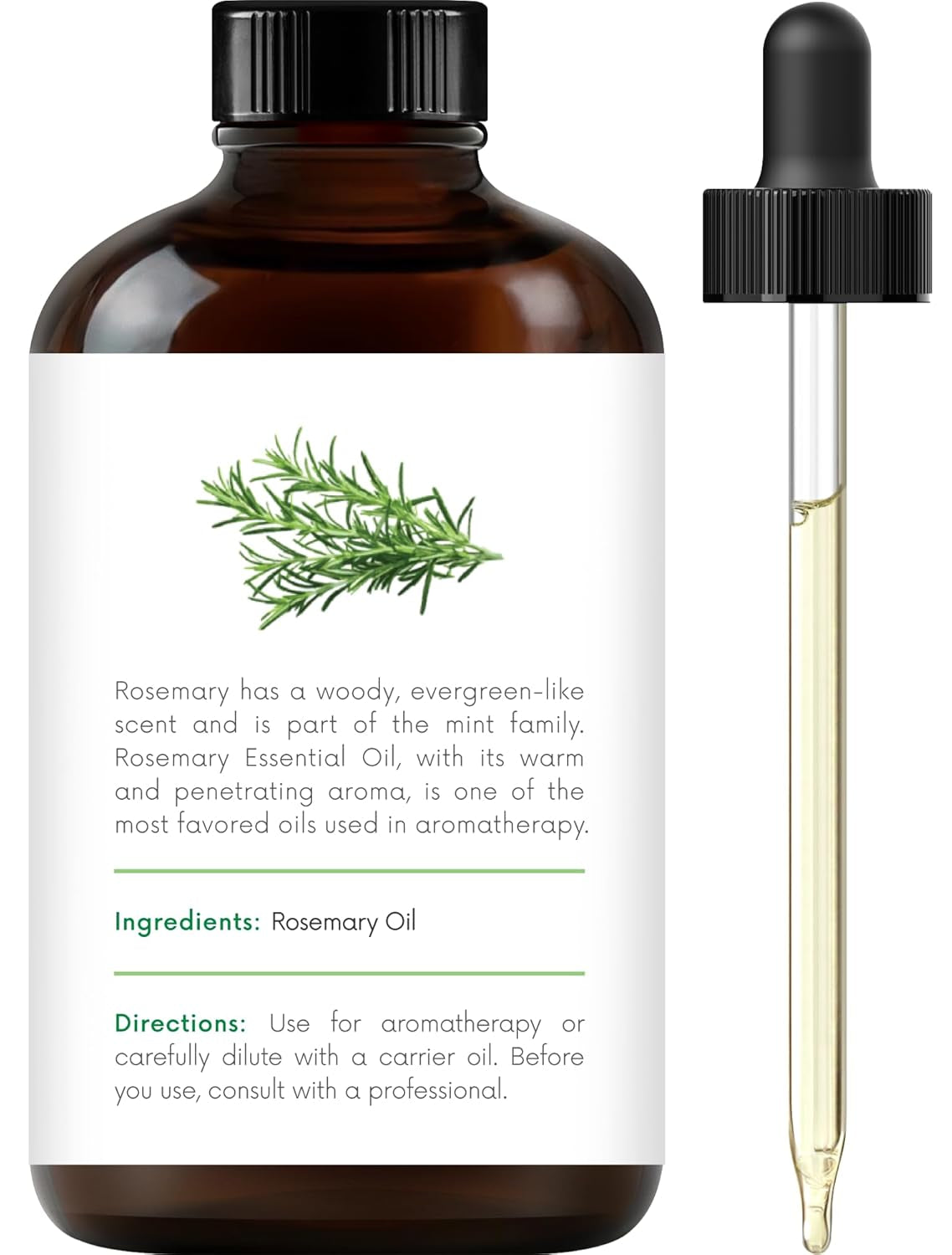 Handcraft Blends Rosemary Essential Oil - Huge 4 Fl Oz - 100% Pure and Natural -
