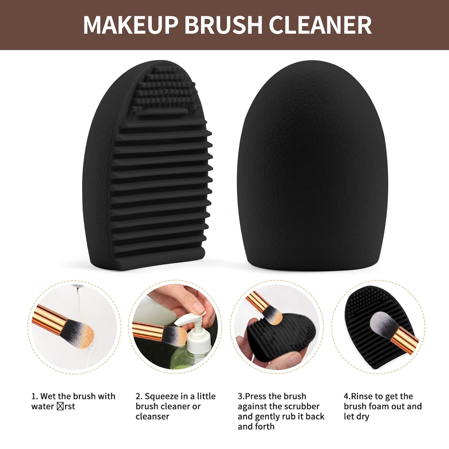 37 Pcs Makeup Brush Set Premium Synthetic Make up Brushes Foundation Eye Shadow Powder Concealers Brushes Set for Beginners & Professional Makeup Tool Set (Black)