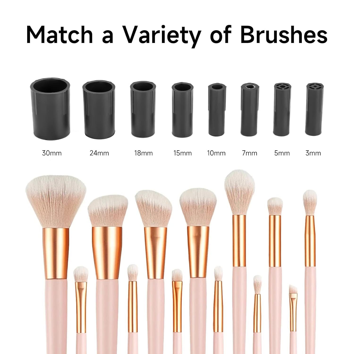 Electric Makeup Brush Cleaner and Dryer Machine, Super Fast Portable Brushes Cleaner, Wash and Dry in Seconds, Automatic Spinner Cleaner for Most Size Brushes(Black)