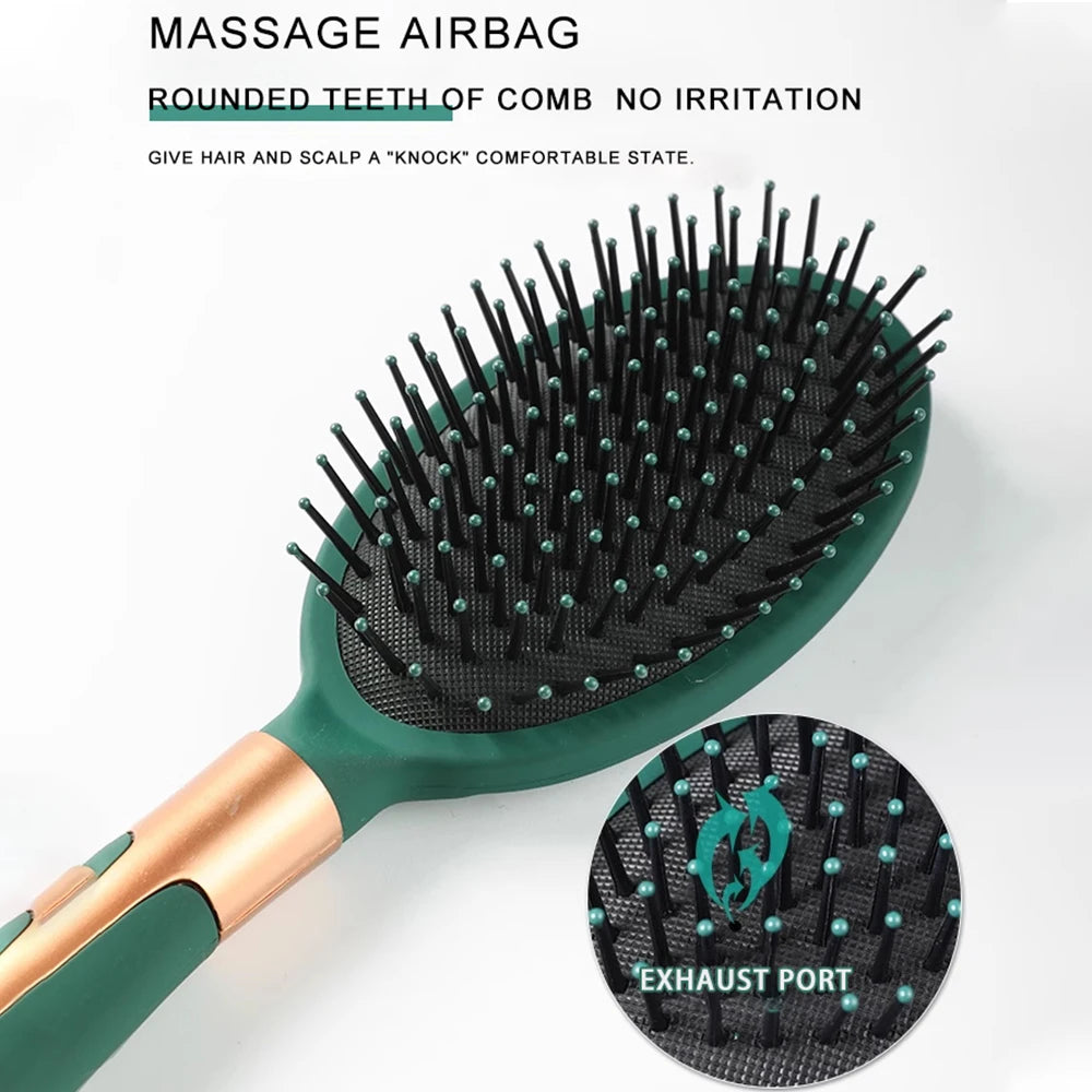 Hair Massage Air Cushioncomb Brush Scalp Hairbrush Detangle anti Static Salon SPA Hairdressing Styling Tool Oval Round