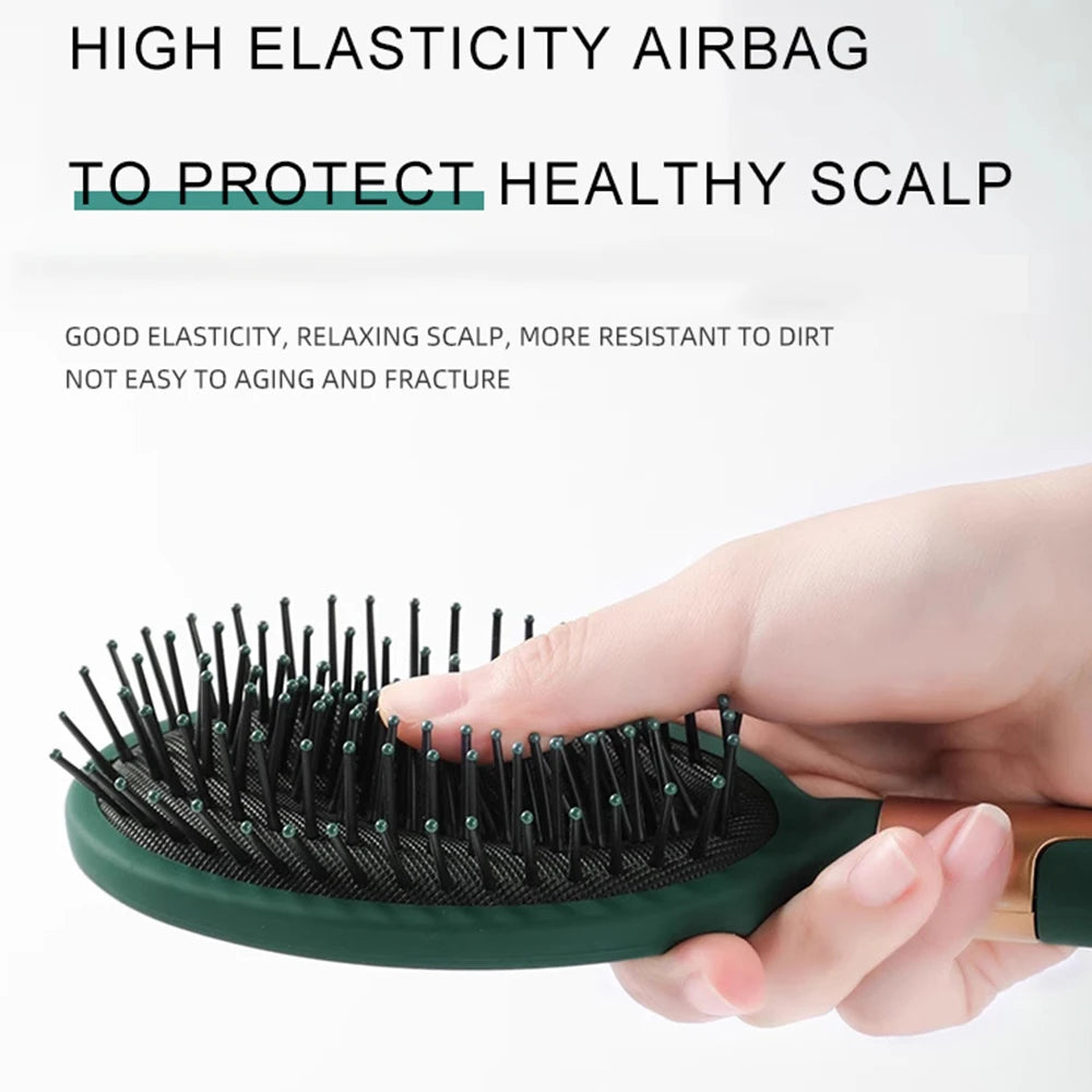 Hair Massage Air Cushioncomb Brush Scalp Hairbrush Detangle anti Static Salon SPA Hairdressing Styling Tool Oval Round