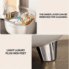Makeup Storage Organizer with Clear Lid, Cosmetics Storage Box for Vanity, Make up Organizers, Cosmetic Display Cases for Countertop, Bathroom, Dresser, Dustproof Lipstick Storage Box Back to School