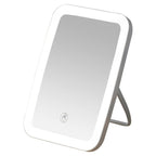 Travel Makeup Mirror Makeup Mirror USB Rechargeable Foldable Portable Touch Regulable LED Makeup Mirror for Bathroom Travel