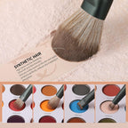 Makeup Brushes 14Pcs with 3Pcs Makeup Spong & Cosmetic Bag - Lime Mojito Series Makeup Brush Set for Foundation Blending Face Powder Blush Concealers Eye Shadows