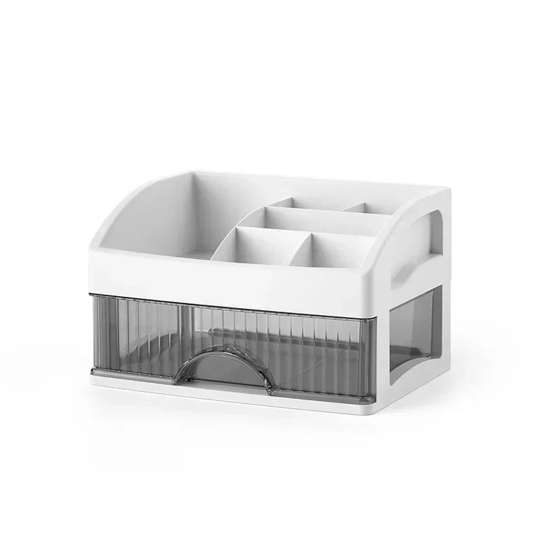 Drawer Jewelry Makeup Storage Box Large Capacity Transparent Makeup Storage Box Multi-Layer Multi-Functional Desktop Organizer