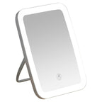 Travel Makeup Mirror Makeup Mirror USB Rechargeable Foldable Portable Touch Regulable LED Makeup Mirror for Bathroom Travel