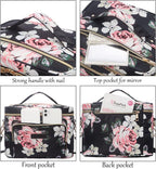 Makeup Bag HZB-20128…, Red Flower